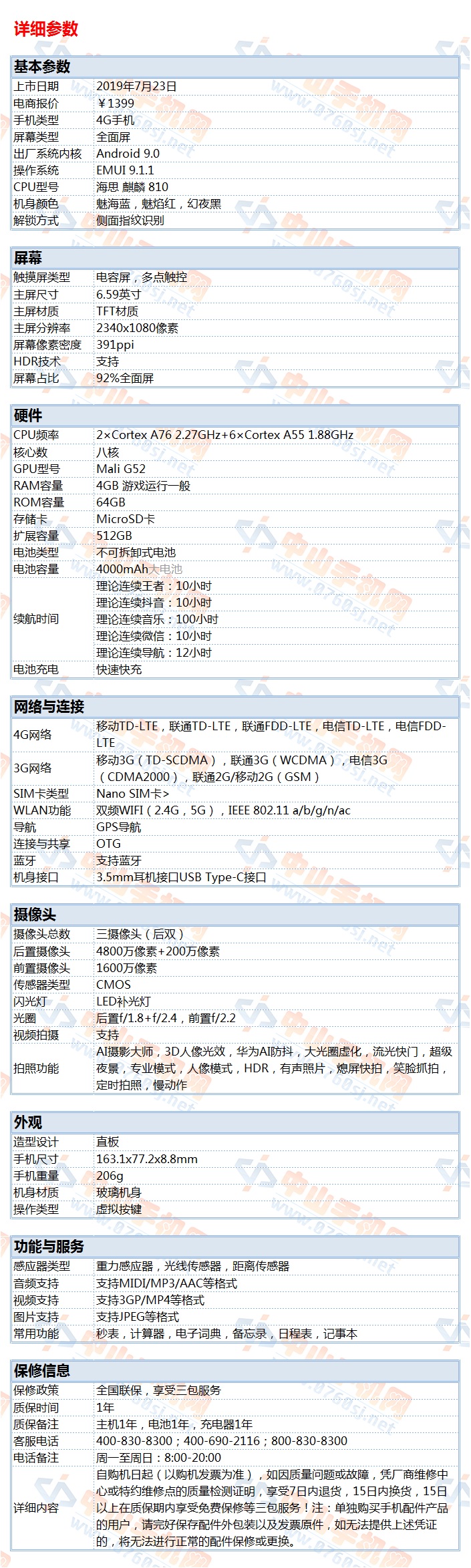 中山手机网 华为(huawei) 华为 荣耀9x手机专卖
