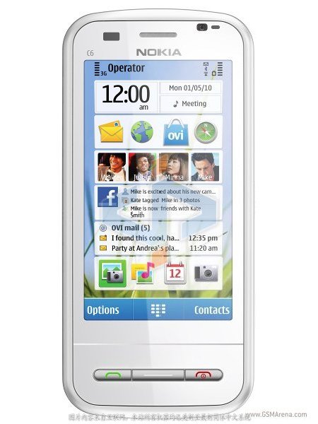 中山手机网 诺基亚(NOKIA) C6手机专卖