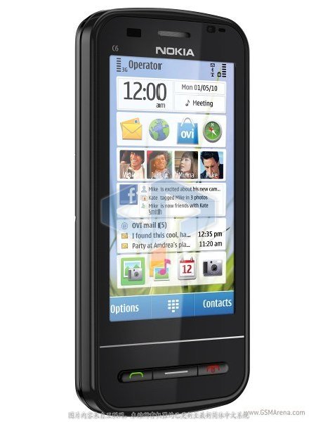 中山手机网 诺基亚(NOKIA) C6手机专卖